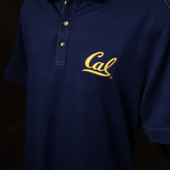 Cal Bears Tommy Bahama Kingdom Blue Clubhouse Alumni Polo (M) NEW!!! 🏈 - Picture 9 of 10
